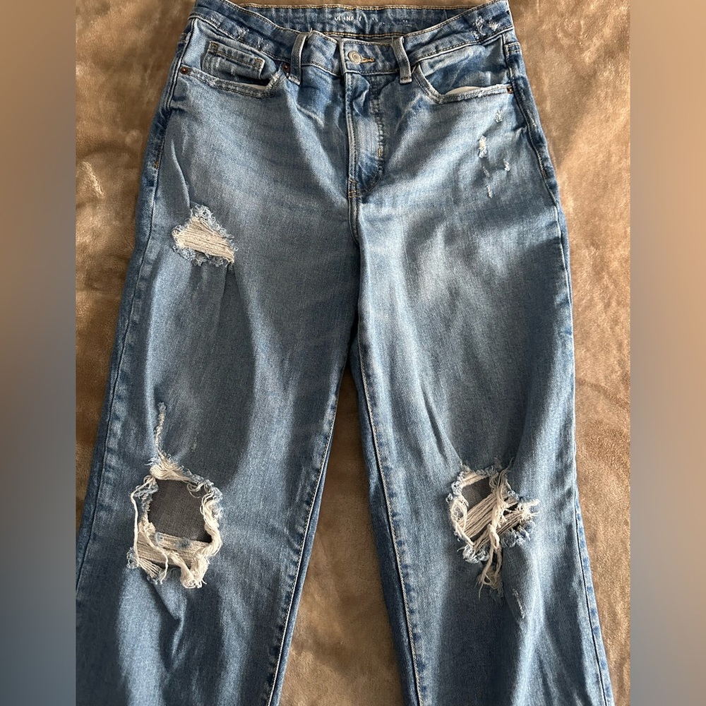 Old Navy Women's Blue Jeans - Picture 2 of 4